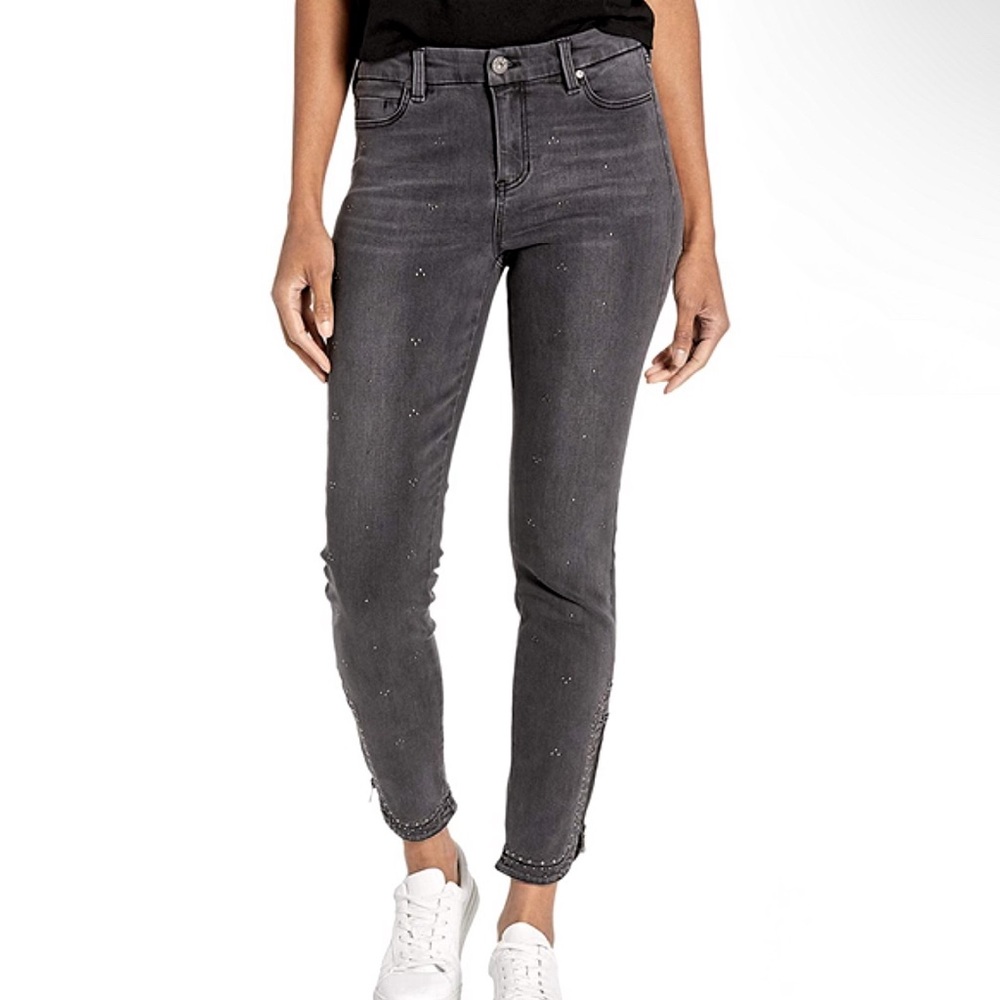 MOVING SALE! NWT Liverpool Kayden Ankle Zip Stardust Skinny Jeans sz 2 26